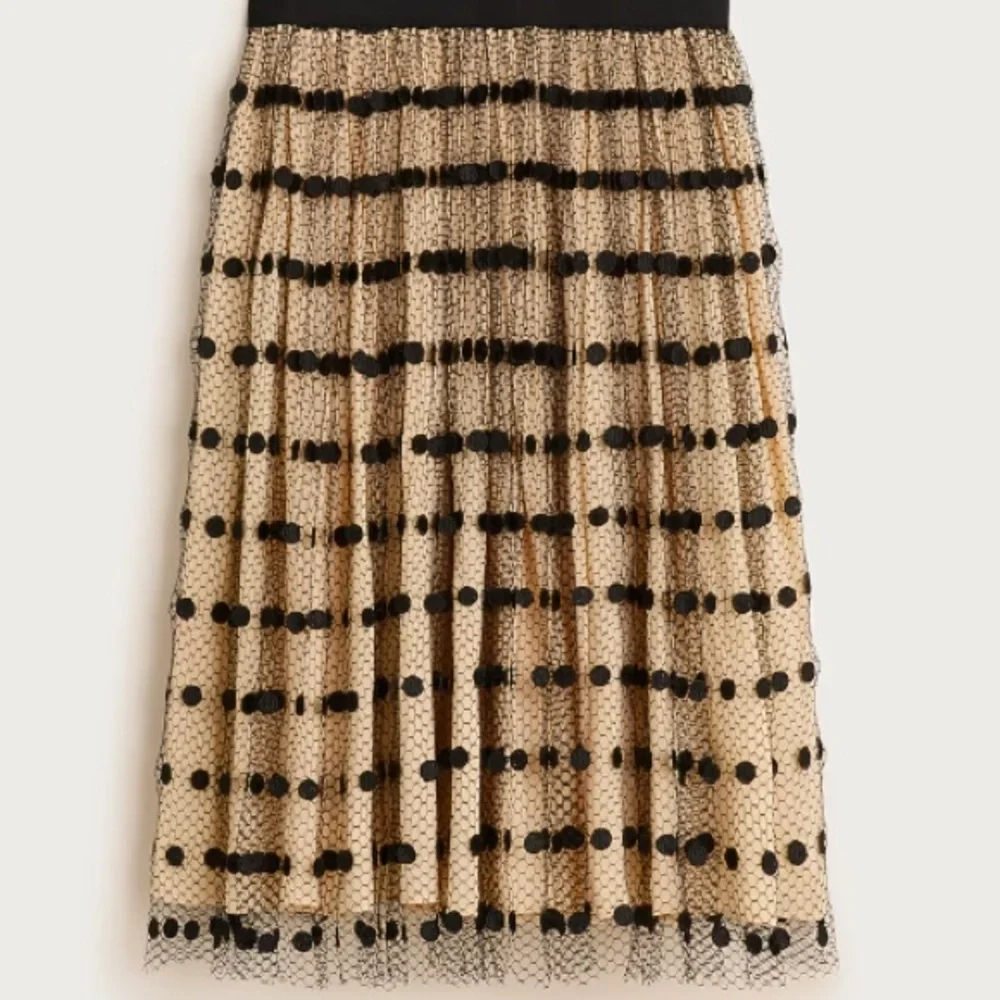 J Crew Collection layered mesh skirt with dots size 4 - Picture 4 of 5
